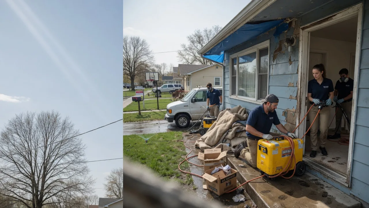 Basement Flood Cleanup in Wheatfield, IN near me